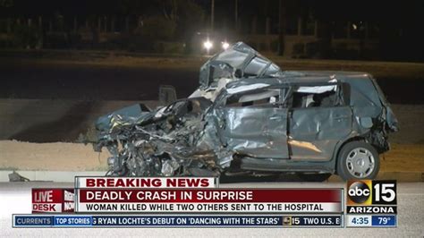 surprise, az accident today|Victim of deadly crash in West Valley identified .